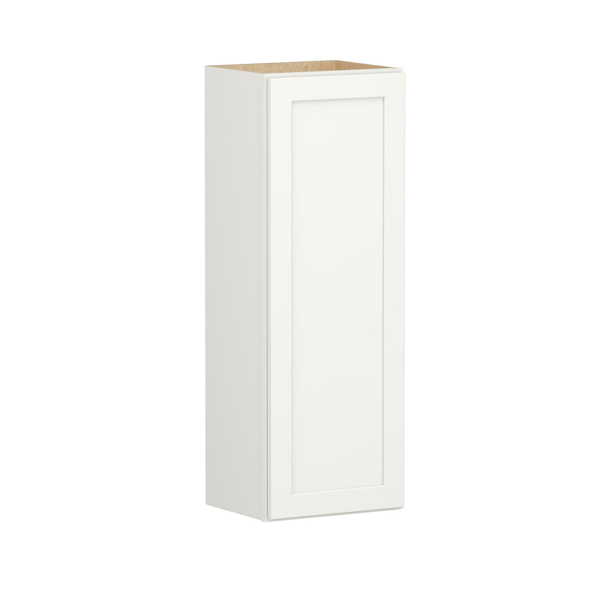 Shenandoah PRO Express Breckenridge 15-in W x 42.125-in H x 12-in D Linen Full Overlay Wall Fully Assembled Plywood Cabinet (Recessed Panel Shaker Door Style)