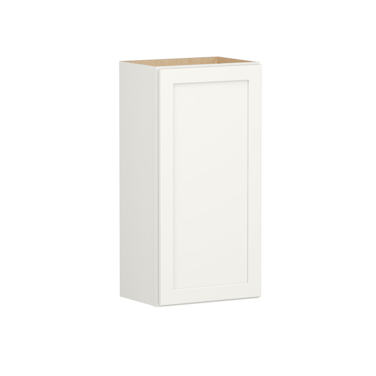 Shenandoah PRO Express Breckenridge 18-in W x 36.125-in H x 12-in D Linen Full Overlay Wall Fully Assembled Plywood Cabinet (Recessed Panel Shaker Door Style)