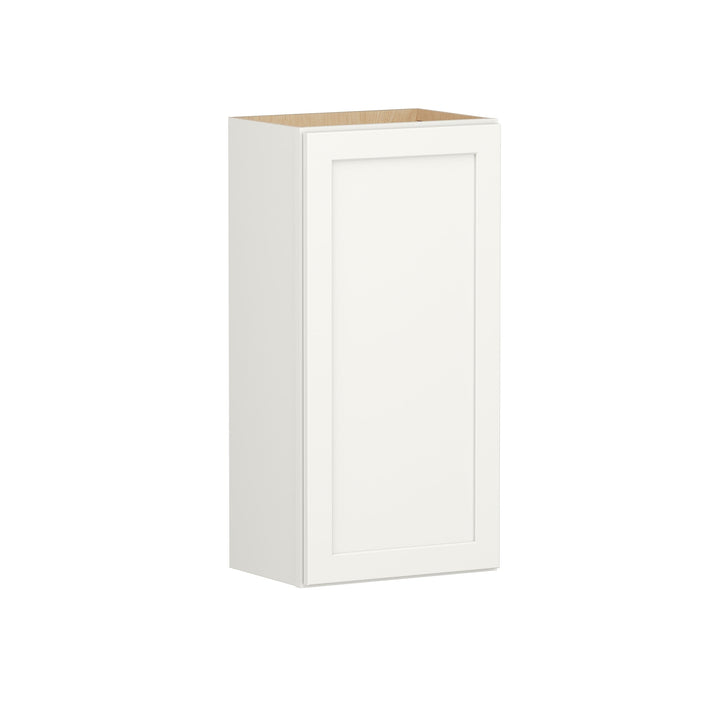 Shenandoah PRO Express Breckenridge 18-in W x 36.125-in H x 12-in D Linen Full Overlay Wall Fully Assembled Plywood Cabinet (Recessed Panel Shaker Door Style)