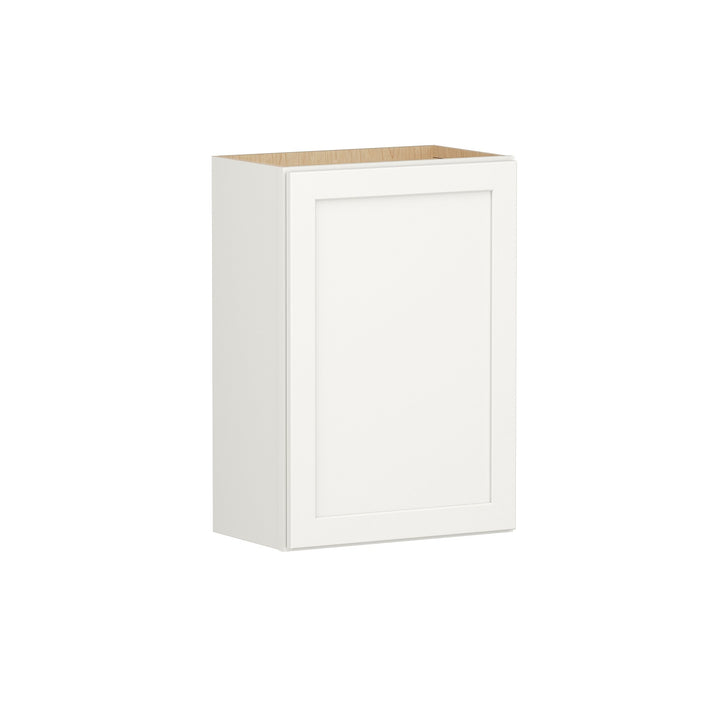 Shenandoah PRO Express Breckenridge 21-in W x 30.125-in H x 12-in D Linen Full Overlay Wall Fully Assembled Plywood Cabinet (Recessed Panel Shaker Door Style)