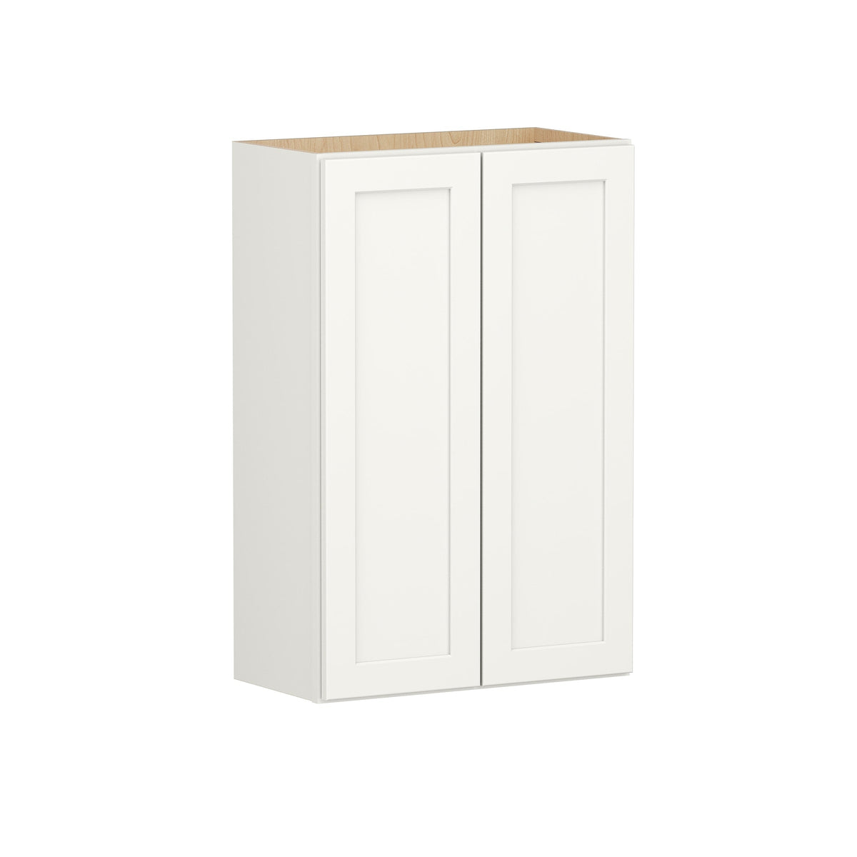Shenandoah PRO Express Breckenridge 24-in W x 36.125-in H x 12-in D Linen Full Overlay Wall Fully Assembled Plywood Cabinet (Recessed Panel Shaker Door Style)