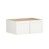 Shenandoah PRO Express Breckenridge 36-in W x 15.125-in H x 24-in D Linen Full Overlay Wall Fully Assembled Plywood Cabinet (Recessed Panel Shaker Door Style)