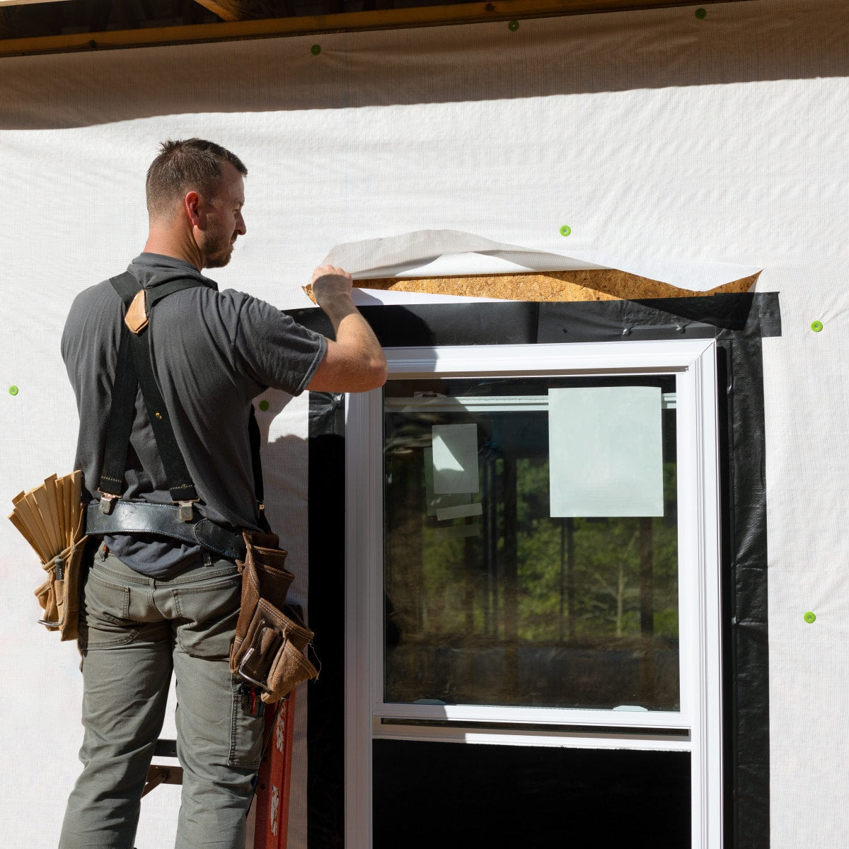 FrogTape Pro Grade Flashing Tape for Windows & Doors, 9-in x 75-ft, Black Acrylic