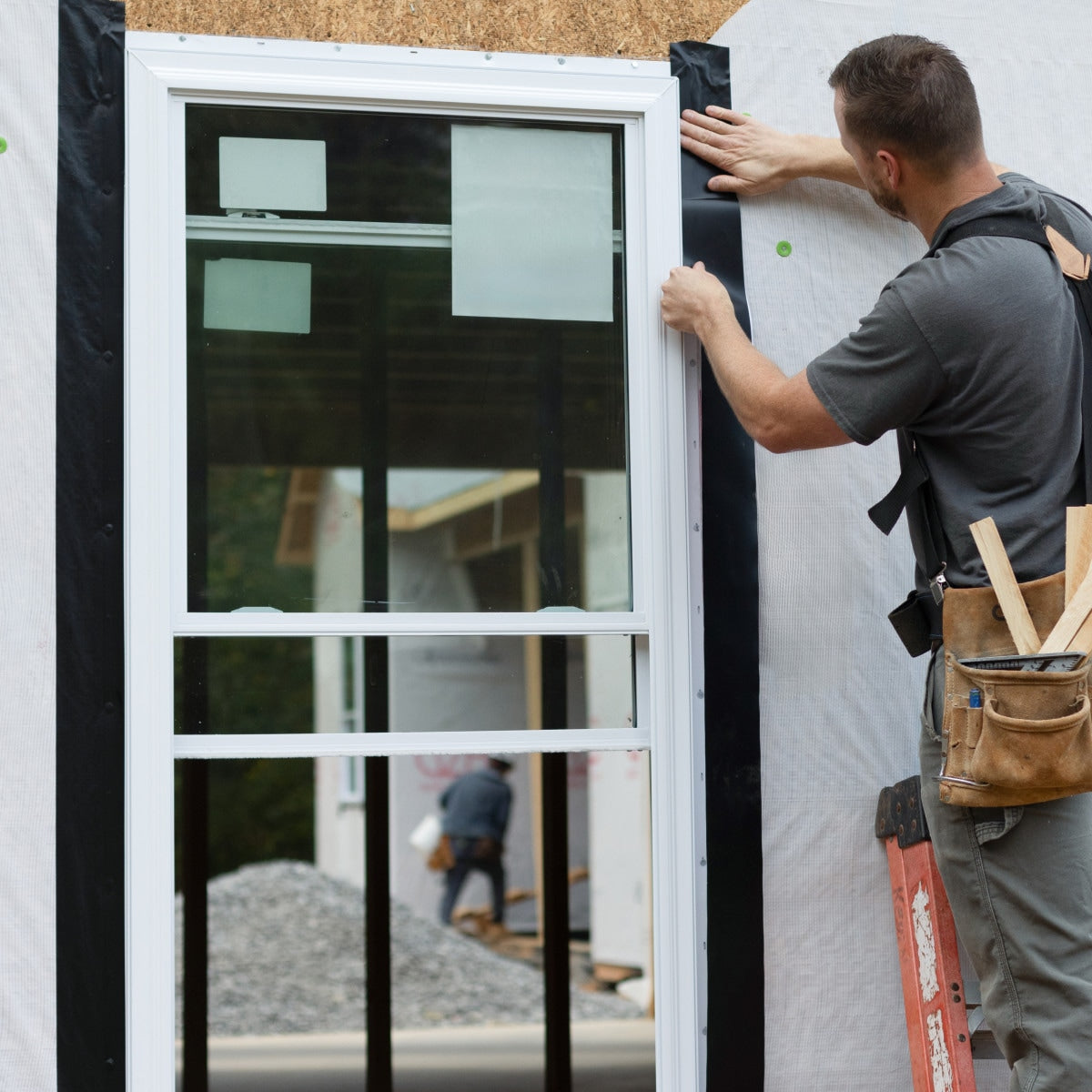 FrogTape Pro Grade Flashing Tape for Windows & Doors, 9-in x 75-ft, Black Acrylic