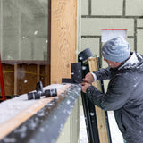 FrogTape Pro Grade Flashing Tape for Windows & Doors, 9-in x 75-ft, Black Acrylic