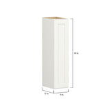 Shenandoah PRO Express Breckenridge 9-in W x 36.125-in H x 12-in D Linen Full Overlay Wall Fully Assembled Plywood Cabinet (Recessed Panel Shaker Door Style)