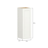 Shenandoah PRO Express Breckenridge 12-in W x 36.125-in H x 12-in D Linen Full Overlay Wall Fully Assembled Plywood Cabinet (Recessed Panel Shaker Door Style)