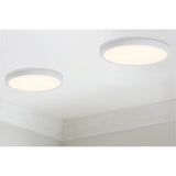 Project Source 2-Pack 14-in Brushed Nickel Transitional Flush Mount Light ENERGY STAR - Super Arbor