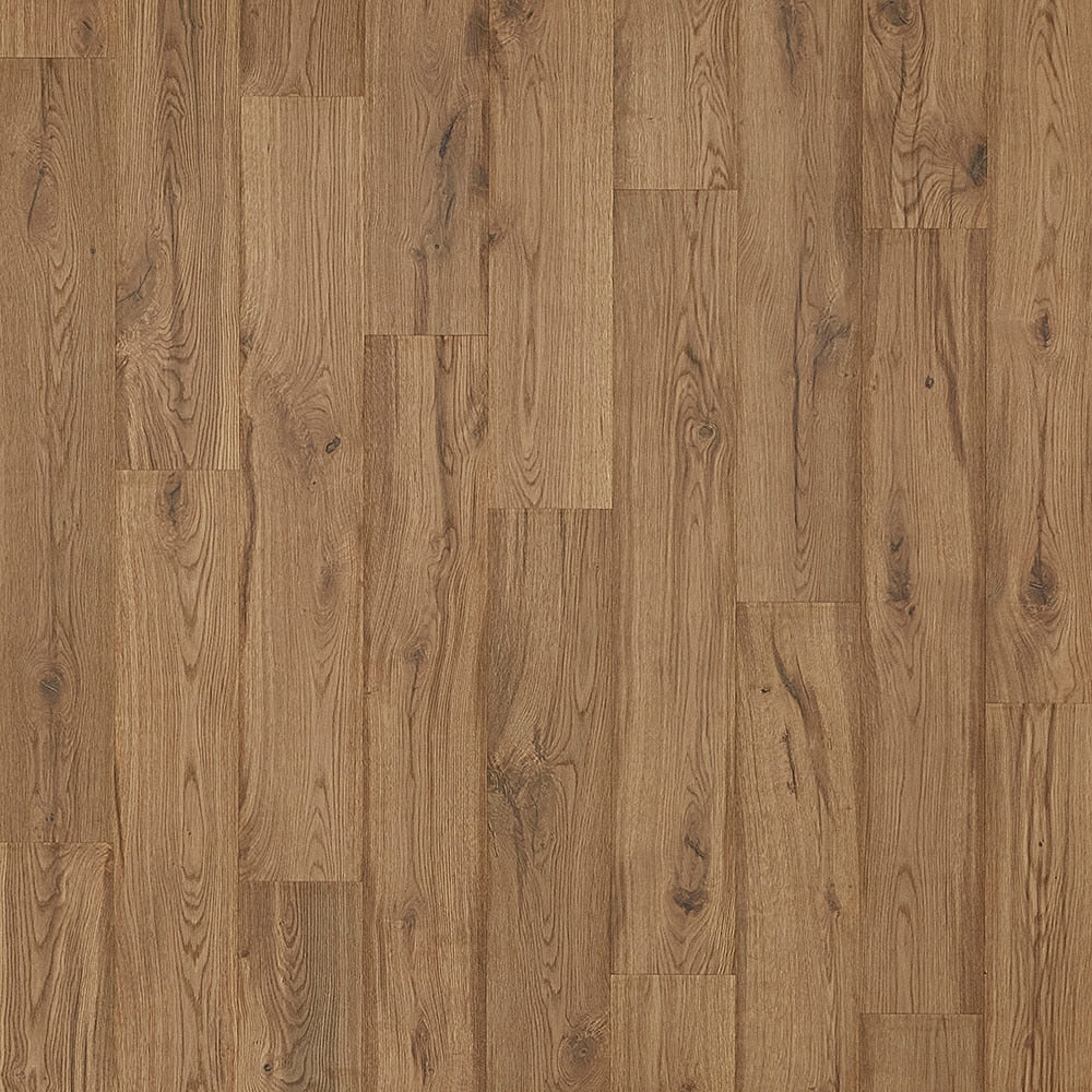 Pergo EverCraft Winding Creek Oak Brown Waterproof Hybrid Resilient Flooring 27-sq ft