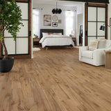 Pergo EverCraft Winding Creek Oak Brown Waterproof Hybrid Resilient Flooring 27-sq ft