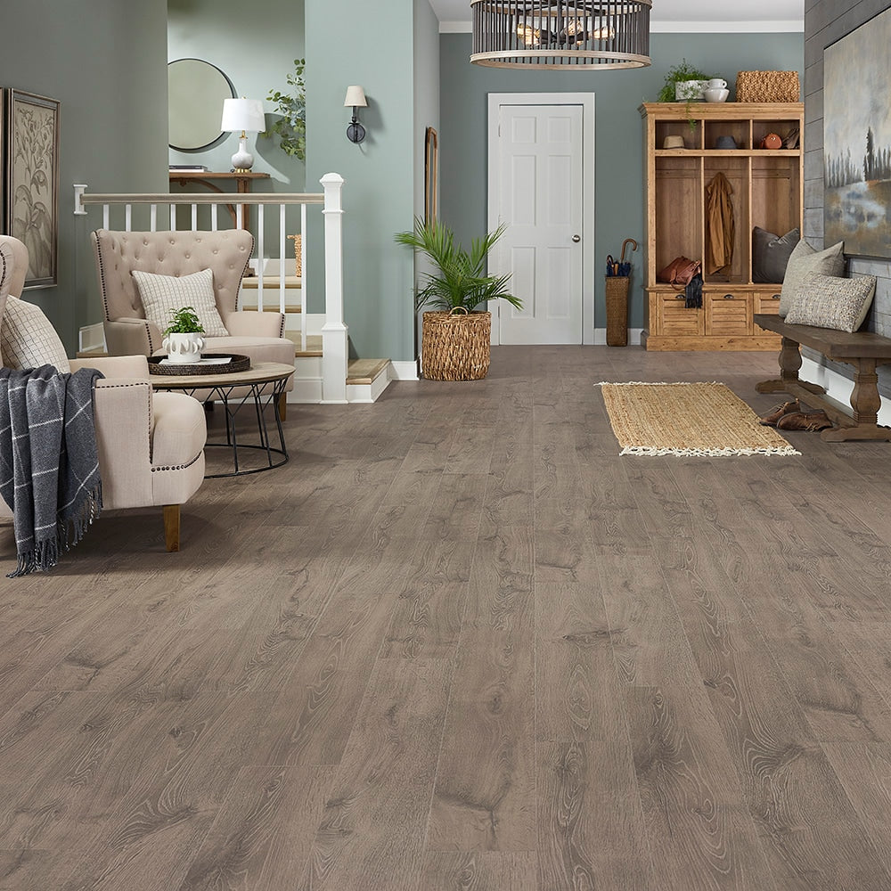 Pergo EverCraft River Ridge Oak Gray Waterproof Hybrid Resilient Flooring