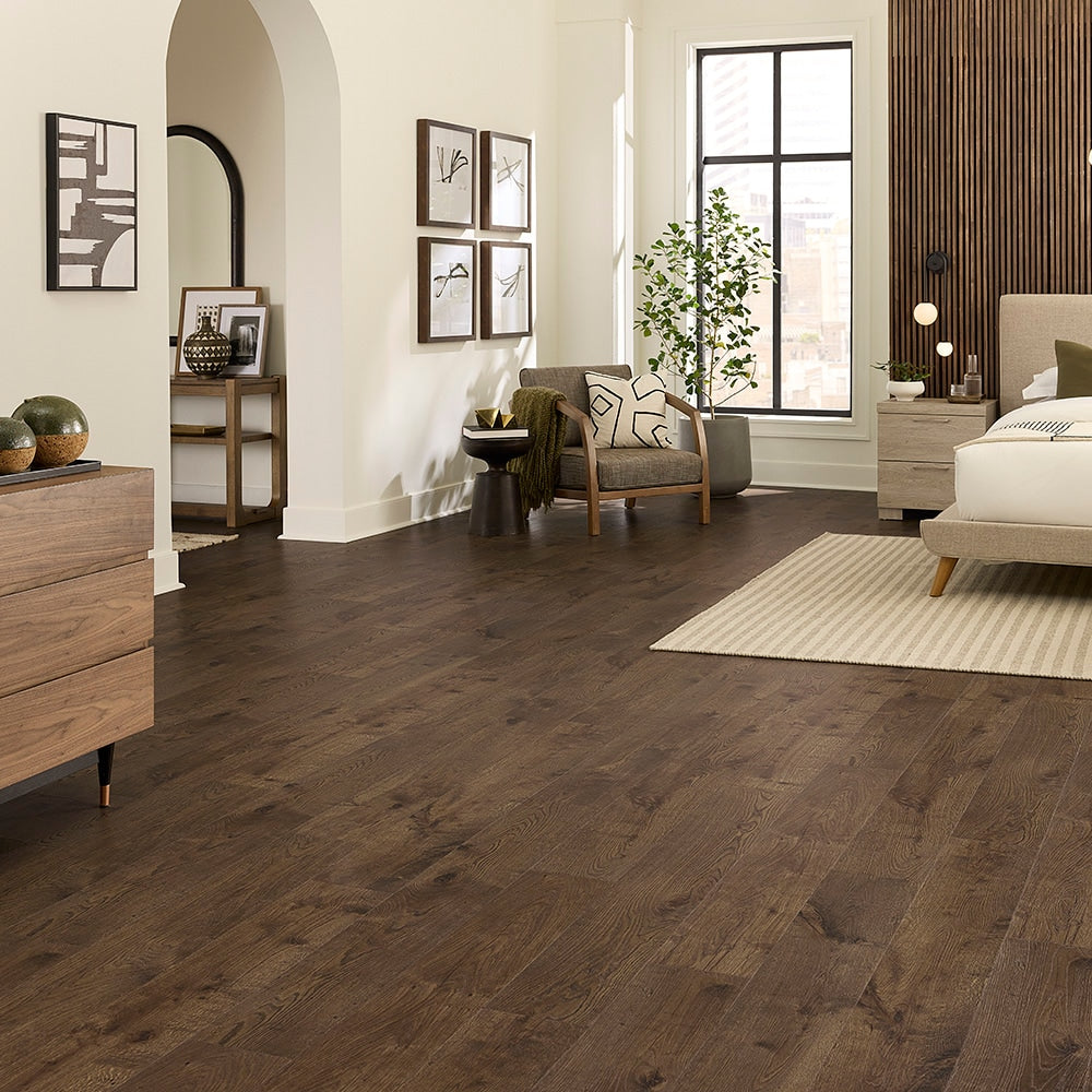 Pergo EverCraft Sonoma Trail Oak Brown Waterproof Hybrid Resilient Flooring Sample