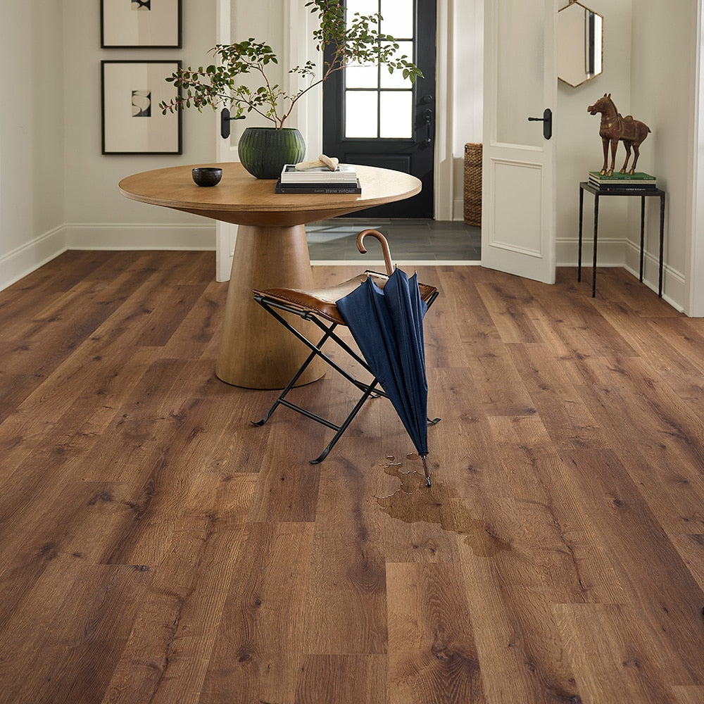 Pergo EverCraft Rocky Ridge Oak Waterproof Hybrid Resilient Flooring