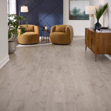 Pergo EverCraft Falls Trail Oak Gray Waterproof Hybrid Flooring Sample