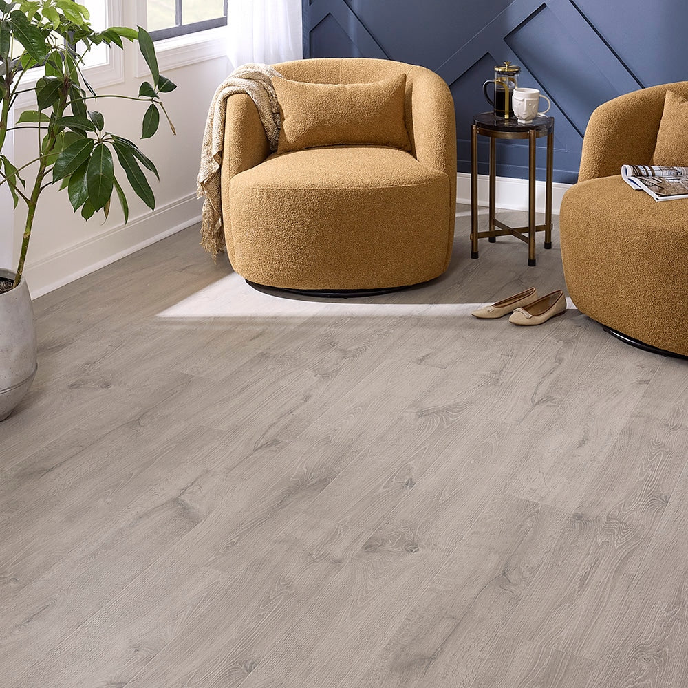 Pergo EverCraft Falls Trail Oak Gray Waterproof Flooring 27-sq ft