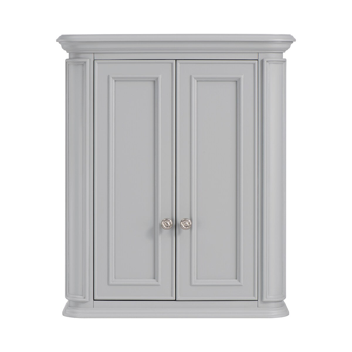 allen + roth 26-in x 30-in x 10-in Light Gray Bathroom Wall Cabinet