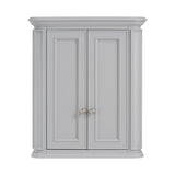 allen + roth 26-in x 30-in x 10-in Light Gray Bathroom Wall Cabinet