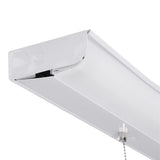 1-Light White Fluorescent Ceiling Closet Flushmount - Super Arbor