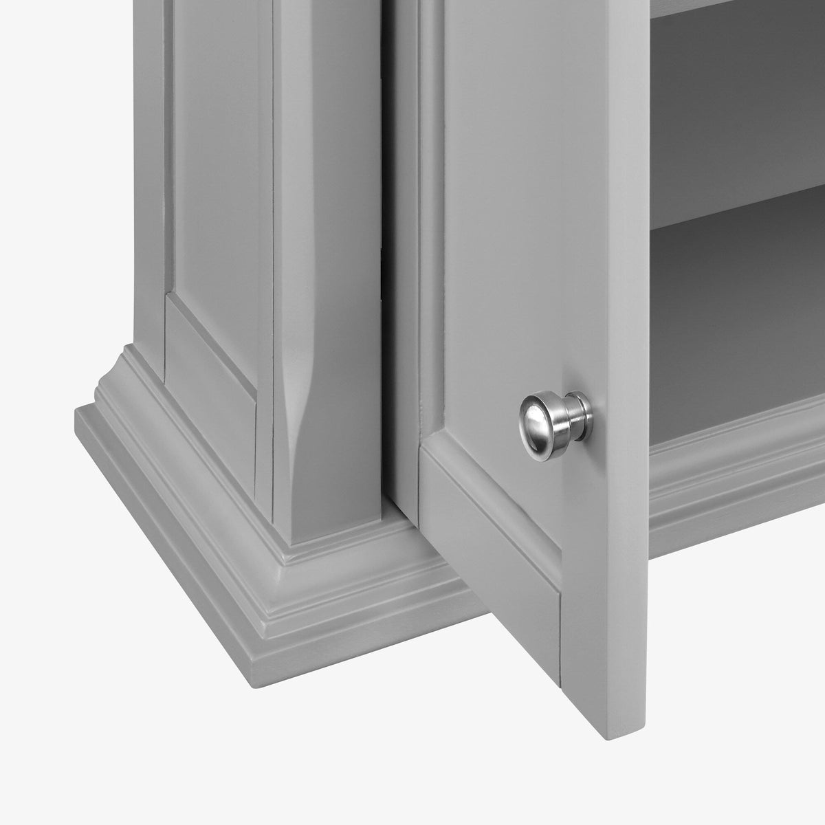 allen + roth 24-in x 28-in x 10-in Light Gray Bathroom Wall Cabinet