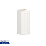 Shenandoah PRO Express Breckenridge 12-in W x 36.125-in H x 12-in D Linen Partial Overlay Wall Fully Assembled Plywood Cabinet (Recessed Panel Shaker Door Style)
