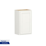 Shenandoah PRO Express Breckenridge 18-in W x 30.125-in H x 12-in D Linen Partial Overlay Wall Fully Assembled Plywood Cabinet (Recessed Panel Shaker Door Style)