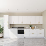RELIABILT Fairplay 27-in W x 30-in H x 12-in D White Wall Ready To Assemble Plywood Cabinet (Recessed Panel Shaker Door Style)