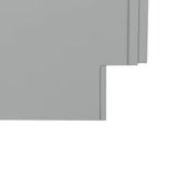 RELIABILT Overlake 12-in W x 34.5-in H x 24-in D Gray 1-Drawer Base Ready To Assemble Plywood Cabinet (Recessed Panel Shaker Door Style)
