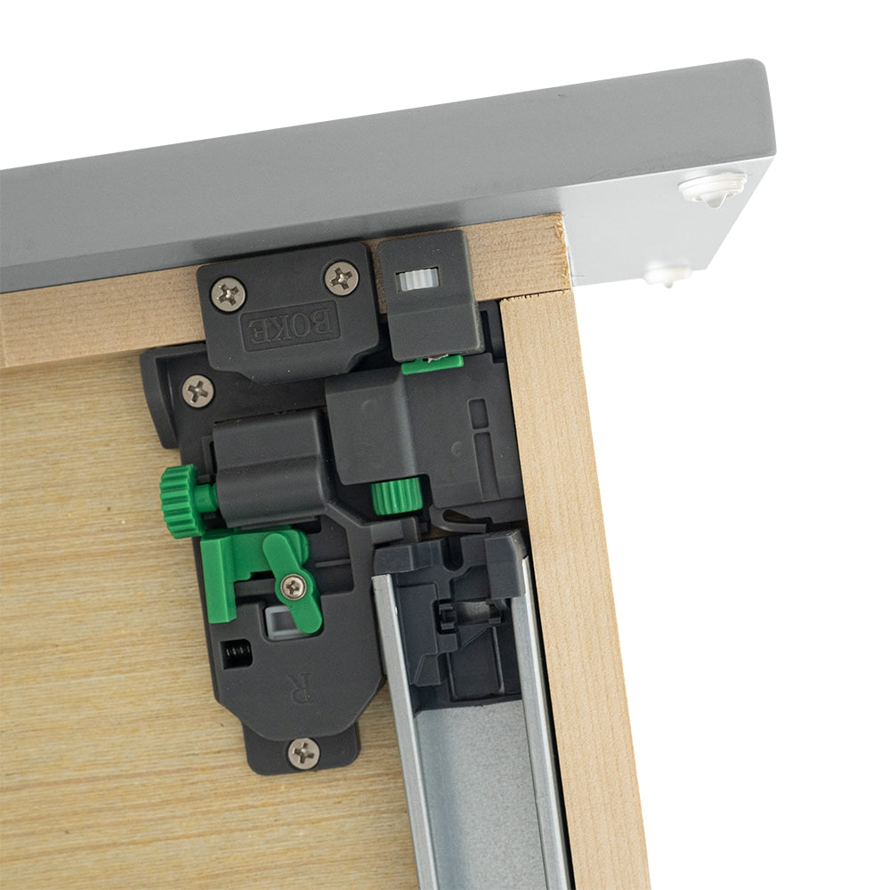 RELIABILT Overlake 15-in W x 34.5-in H x 24-in D Gray 1-Drawer Base Ready To Assemble Plywood Cabinet (Recessed Panel Shaker Door Style)