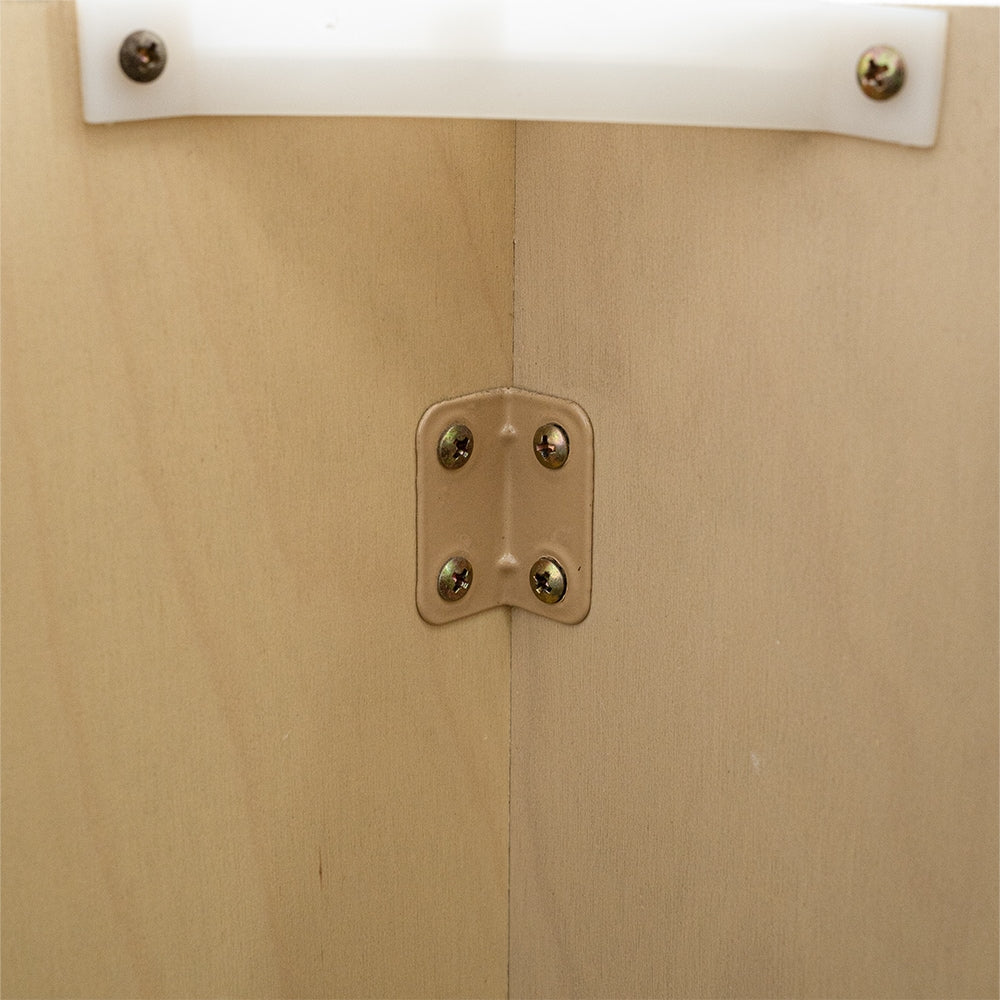 RELIABILT Overlake 30-in W x 34.5-in H x 24-in D Gray Sink Base Ready To Assemble Plywood Cabinet (Recessed Panel Shaker Style)