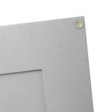 RELIABILT Overlake 24-in W x 36-in H x 24-in D Gray Diagonal Corner Wall Ready To Assemble Plywood Cabinet (Recessed Panel Shaker Style)
