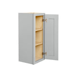 RELIABILT Overlake 9-in W x 30-in H x 12-in D Gray Wall Ready To Assemble Plywood Cabinet (Recessed Panel Shaker Door Style)