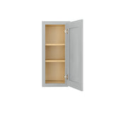 RELIABILT Overlake 12-in W x 30-in H x 12-in D Gray Wall Ready To Assemble Plywood Cabinet (Recessed Panel Shaker Door Style)