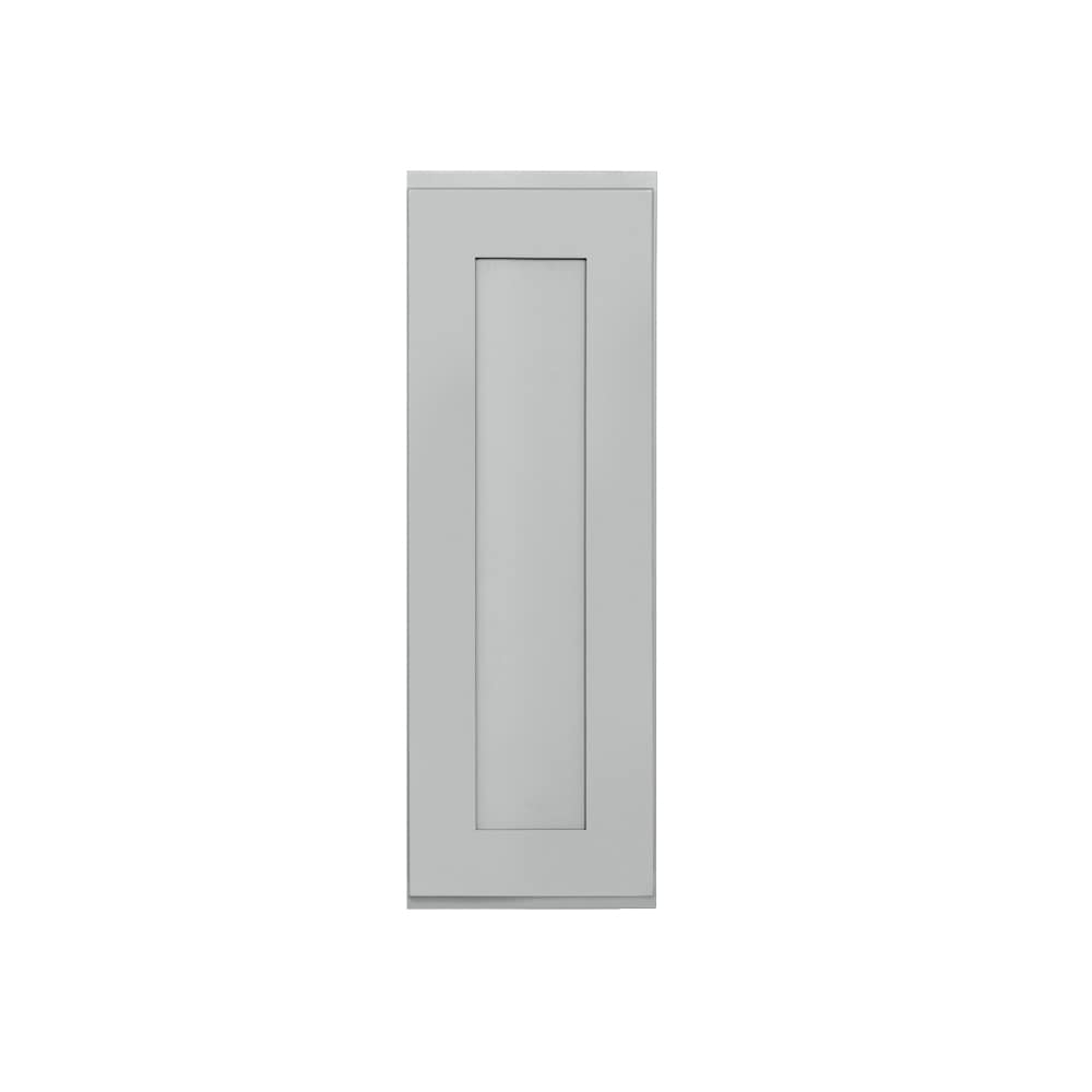RELIABILT Overlake 12-in W x 36-in H x 12-in D Gray Wall Ready To Assemble Plywood Cabinet (Recessed Panel Shaker Door Style)