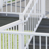 Deckorators 6-in White Aluminum Rail Bracket