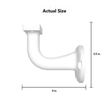 Deckorators 6-in White Aluminum Rail Bracket