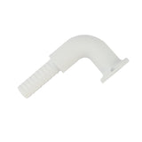 Deckorators 9.87-in x 2.89-in ADA Handrail Textured White Aluminum Post Connector