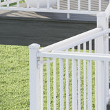 Deckorators 6-in White Aluminum Rail Bracket