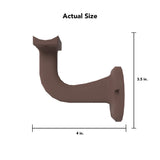 Deckorators 6-in Brown Aluminum Rail Bracket