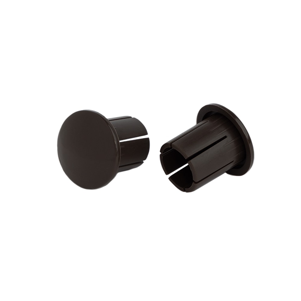 Deckorators 1-7/8-in Brown Plastic Rail Cap (2-Pack)