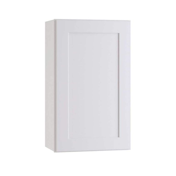 Home Decorators Collection Newport 18 in. W x 12 in. D x 30 in. H Assembled Plywood Wall Kitchen Cabinet in Pacific White with Soft Close
