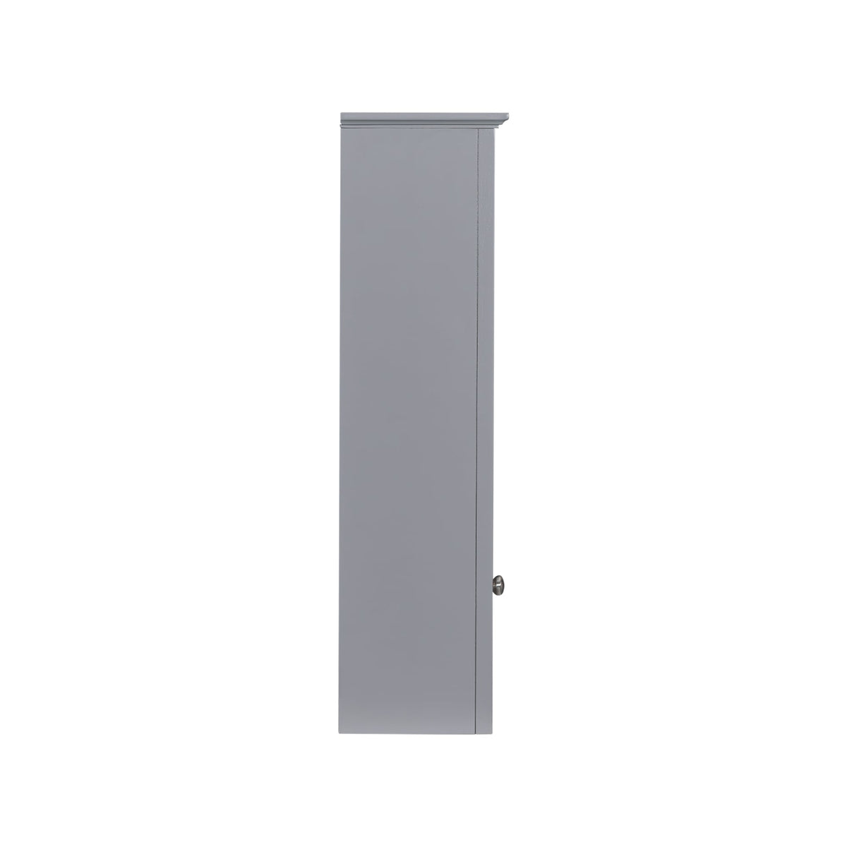 WELLFOR 30-in x 28-in Surface Mount Gray Mirrored Soft Close Medicine Cabinet
