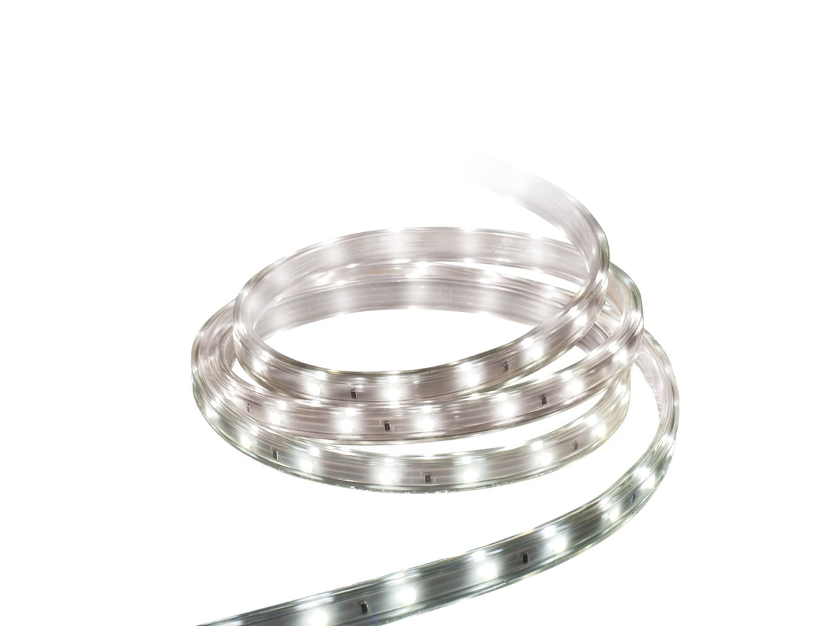 GE StayBright 240-Light 19.6-ft Bright White Integrated LED Christmas Tape Lights