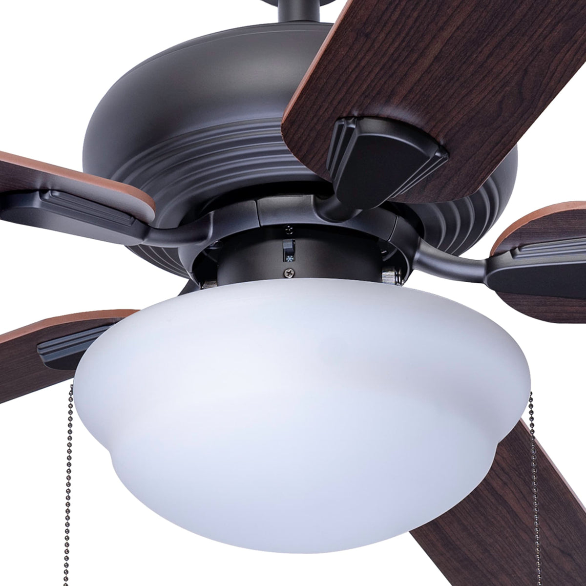 Harbor Breeze Caratuk River 52-in Bronze LED Indoor Ceiling Fan with Light Kit (5-Blade)