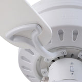 Harbor Breeze Armitage 42-in White LED Indoor Flush Mount Ceiling Fan (4-Blade)