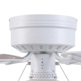 Harbor Breeze Armitage 42-in White LED Indoor Flush Mount Ceiling Fan (4-Blade)