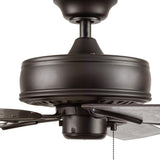 Harbor Breeze Calera 52-in Aged Bronze Downrod Mount Indoor/Outdoor Ceiling Fan