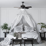 Harbor Breeze Caratuk River 42-in Oil Rubbed Bronze LED Indoor Ceiling Fan with Light (5-Blade)