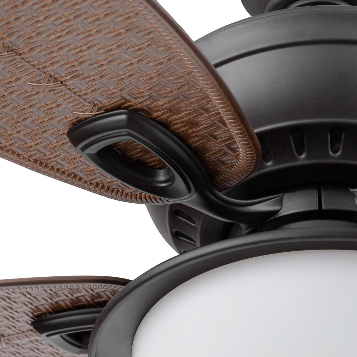 Harbor Breeze Cedar Shoals 44-in Oil-Rubbed Bronze LED Indoor/Outdoor Ceiling Fan with Light Kit, 5-Blade