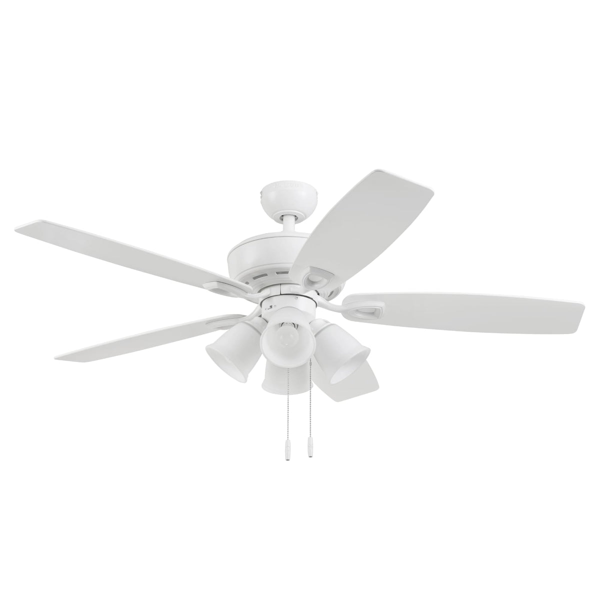 Harbor Breeze Notus 52-in White LED Indoor Ceiling Fan with Light Kit (5-Blade)
