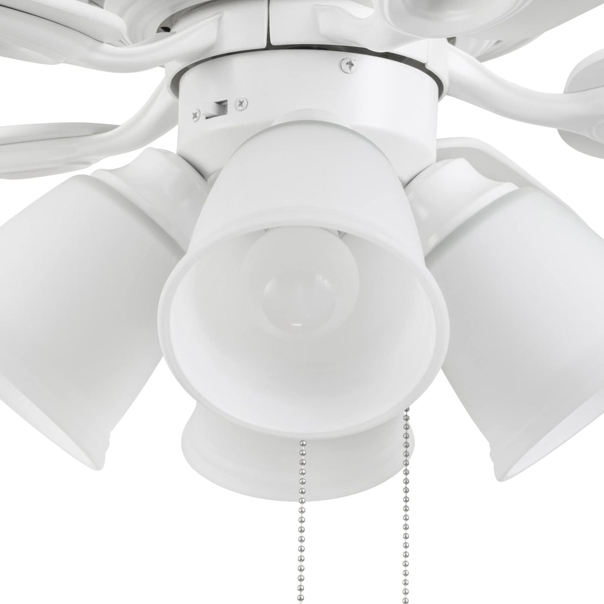 Harbor Breeze Notus 52-in White LED Indoor Ceiling Fan with Light Kit (5-Blade)
